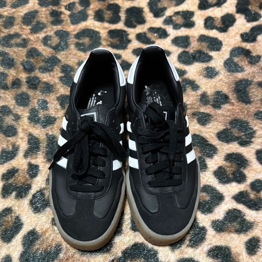 Adidas Black and White Sneakers Classic Design